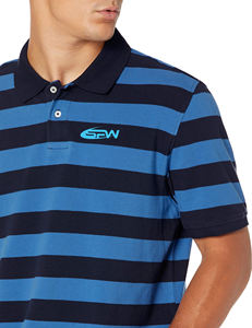 Chemise de golf pour homme 100 % coton, vierge, avec logo brodé, poche, anti-plis, imprimé numérique, manches courtes, boutonnée - Product Image 4