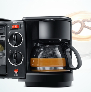 Machine à <span class=keywords><strong>petit</strong></span>-<span class=keywords><strong>déjeuner</strong></span> 3-en-1 multifonctionnelle : cafetière, grille-pain et plaque chauffante électronique pour <span class=keywords><strong>le</strong></span> <span class=keywords><strong>matin</strong></span> - Product Image 5