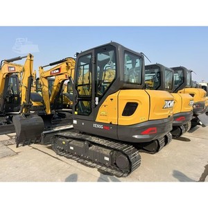 Nouvelle pelle sur chenilles XE60GA 2026, poids opérationnel de 6 à 20 tonnes, avec godet, climatisation jaune, garantie 1 an - Product Image 1