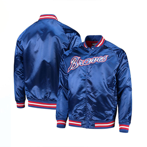 Chaqueta Varsity de Satén para Hombre, Nueva Tendencia 2026, Bordado Personalizado, Acabado Brillante de Lujo, Chaqueta Bomber, Ropa Urbana, Chaquetas de Moda - Product Image 3