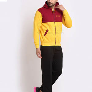 Chándales de hombre de mejor diseño 2024 ligero transpirable con capucha logotipo personalizado 100% algodón patrón sólido precio bajo temporada de invierno - Product Image 2