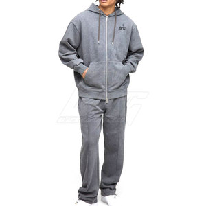 Chándales con cremallera hechos de algodón de nuevo diseño 2025, servicio OEM, cantidad a granel, chándales para hombres al por mayor - Product Image 1