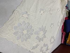 Kora algodón mano cutwork dupatta aplic trabajo mejor calidad Kora algodón - Product Image 3