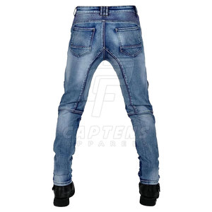 Vente en ligne de pantalons jeans moto style unique 2025 Pantalons jeans moto respirants pour hommes - Product Image 2