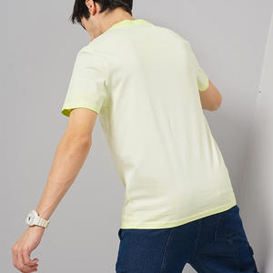 Wholesale Men <b>V</b> <b>neck</b> <b>T</b> <b>Shirt</b> Solid Color Plain Short Sleeve Wholesale Men <b>V</b> <b>Neck</b> <b>T</b> <b>Shirts</b> Short Sleeve 100% Cotton Blank - Product Image 2