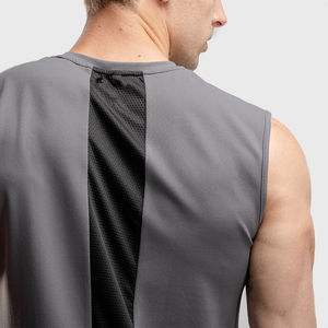 Wholesale Custom Logo Sports Muscle Bodybuilding Tank Tops Gym Running <b>Singlets</b> Stringer Fitness <b>Men</b> tank Top OEM Service - Product Image 4