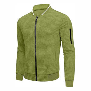 Chaquetas de hombre Quick Dry High Street Style Bomber 100% Ropa de invierno transpirable y de secado rápido con chaqueta de servicio OEM para hombres - Product Image 4