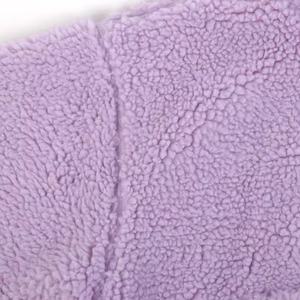 Invierno cálido al aire libre Color sólido Popular polar Sherpa chaqueta cremallera completa polar mujeres Stand Collar venta al por mayor chaqueta de lujo para mujer - Product Image 5