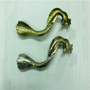 Chic Zinc Alloy Premium Cabinet Drawer Pull <b>Handles</b> Modern <b>Wardrobe</b> Furniture Knobs Kitchen Hardware Export Factory - Product Image 4