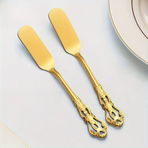 Couteau à beurre pour maison Table coupe-fromage couteaux ensemble meilleur prix couverts artisanat artisanat couteau à beurre en laiton - Product Image 2