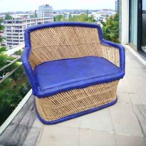 Canapés de jardin en rotin et osier, 2 places, mobilier en bambou, léger, Portable et confortable - Product Image 3