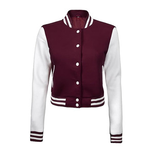 KADIA Unisex College Letterman Jackets Men's Women's Plus Size Stand Collar Canvas Winter Reversible Varsity Jacket Slim Fit - Product Image 1