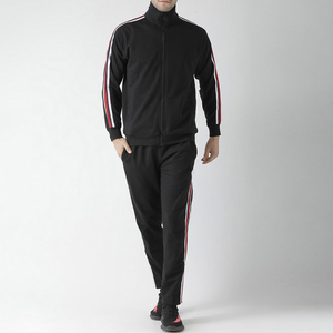 Survêtements et survêtements personnalisés de haute qualité avec bandes latérales, ensemble d'entraînement pour hommes, vente en gros, survêtements et survêtements personnalisés - Product Image 6