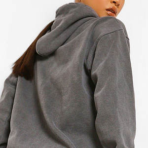 Sweat à capuche 2 pièces pour femmes délavé à l'acide de haute qualité meilleure vente manteau d'hiver à prix raisonnable logo de haute qualité vente en gros - Product Image 6