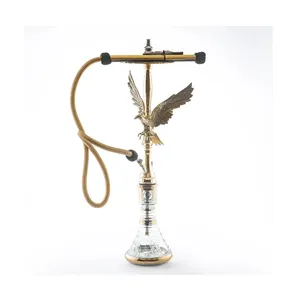 Eagle Hookah raksasa kuningan tinggi desain baru Mesir Shisha Hookah mewah desain unik kustom Sheesha Hookah