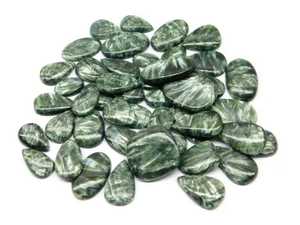 100% cabujón de serafinita Natural de alta calidad, piedra preciosa suelta pulida para la fabricación de joyas, forma de mezcla increíble de alta calidad - Product Image 2