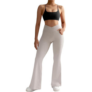 Leggings sans couture taille haute pour femmes, tendance, style latéral, pantalon de yoga slim, legging - Product Image 5