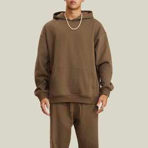 Sweat à capuche personnalisé unisexe de haute qualité Texte imprimé personnalisé Vêtements de travail solides Top Hiver Cadeau Techniques teintées en couleur unie Vente en gros - Product Image 1