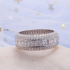 <b>Iced</b> out VVS Lab Grown Full Diamond Men's <b>Ring</b> Luxury 10K 14K 18K Gold GIA Certified Trendy Hip Hop Wedding <b>Ring</b> - Product Image 1