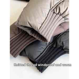 Chaqueta Acolchada Personalizada, Impermeable, Transpirable, Estampada, Abrigada para Invierno, Talla Grande, Color Morado, Chaqueta de Burbujas Ecológica - Product Image 4