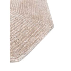 Tapis géométrique et abstrait en viscose tufté à la main Cera Ivory de 10 mm d'épaisseur pour la maison, le couloir et le salon, modèle TPV-50083 pour adolescents - Product Image 4