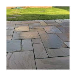 Paquete de Baldosas de Arenisca Verde Raj de Lujo para Diseño de Patio Moderno, Suelos Exteriores y Decoración de Jardín - Product Image 1