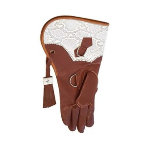 Gants de sécurité de fauconnerie professionnels sur mesure de haute qualité conception originale unique en cuir prix d'usine acceptable OEM - Product Image 6
