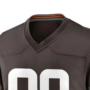 Maillot de football américain Prego Industries 2025 |   Nouveau design unisexe, coupe ample, manches courtes, 100% polyester, respirant, séchage rapide - Product Image 3