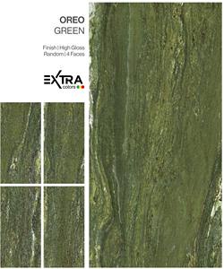 Carreaux de porcelaine émaillés à surface brillante OREO GREEN - Product Image 3