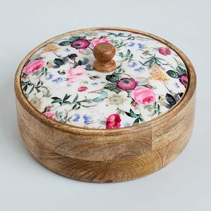 Elegante Caja de Madera para Chapati, Hecha a Mano, Personalizada, Impresa, de Alta Calidad, para Bodas y Cocina, Resistente a la Humedad, Apta para Lavavajillas - Product Image 6
