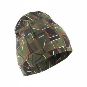 Chapeau de sport d'extérieur de couleur unie violette camouflage, respirant, bonnet de course à séchage rapide, thermique, 100% acrylique, bonnet de crâne - Product Image 3