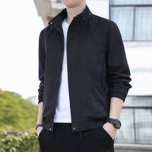 แจ็กเก็ตกันลมใส่กลางแจ้งคอตั้งสำหรับผู้ชายเสื้อสไตล์นักบินลำลองสำหรับฤดูใบไม้ผลิและฤดูใบไม้ร่วง - Product Image 4