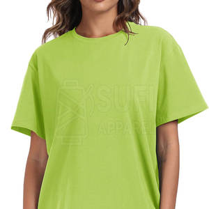 Camiseta Holgada Informal de Talla Grande para Mujer, de Algodón Premium, Transpirable, de Secado Rápido, Moda de Verano - Product Image 5