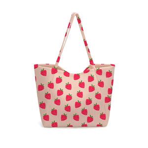 Sac fourre-tout pour femme avec poche zippée, service OEM, design personnalisé, imprimé, élégant, fabriqué au Bangladesh - Product Image 3