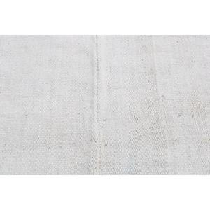 Tapis turc vintage 5,6x4,5 pieds, tapis en laine blanc patchwork avec envers en latex, respectueux de l'environnement - Product Image 5