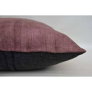 หมอนขนสัตว์โมเสคขนาด28X28นิ้วลายวินเทจสีม่วงลายวินเทจเทคนิคการเย็บปะติดปะต่อกันลายองุ่น Ikat - Product Image 4