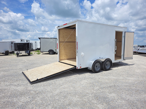 Remolque de Carga Cerrado 2026 Cross 7x14 con Eje Tándem, Remolque Utilitario con 84 Pulgadas de Altura Interior, Puerta de Rampa con Forma de V, Remolque de Carga con Capacidad de 7000 lb - Product Image 5