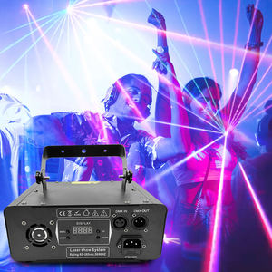 Ventas calientes RGB Haz de luz láser a todo color 0,5 W 1W 2W LED Luces de escenario de aluminio para DJ Disco Shows Night Clubs KTVs-China Blue - Product Image 2