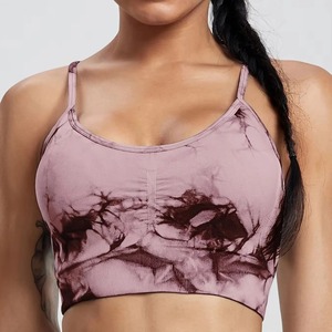 Sports Bra Women Tie Dye Workout Yoga Sports Bra Running Gym Fitness <b>Small</b> Strap Underwear Bra Women's Activewear - Product Image 4