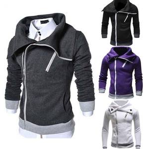 Stylish <b>Men's</b> Hoodies Fashion Side Zip Casual Regular Fit Sports <b>Jacket</b> Clothing Winter Breathable Embroidered 100% Cotton - Product Image 3