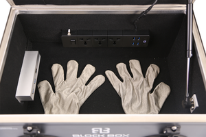 Câmara de Teste HJP-CD08 RF Com Janela Clara E Luvas Blindagem Eficácia ≥ 80dB 0.6 ~ 6GHz Research Lab Blindagem Box - Product Image 3