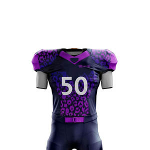 Precio barato uniforme de fútbol americano superventas tela suave diseño personalizado uniforme de fútbol Americano para la venta en línea - Product Image 2