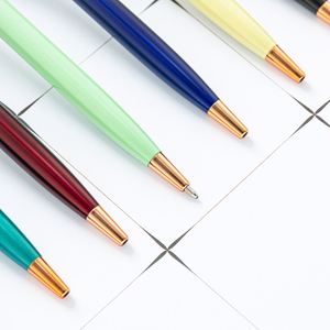 Stylo à bille coloré personnalisé avec logo promotionnel pour le bureau et l'école - Product Image 3