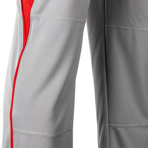 Pantalon de baseball adulte 3X-Large gris avec pantalon de baseball blanc vêtements confortables bonne qualité hommes uniformes de baseball - Product Image 3