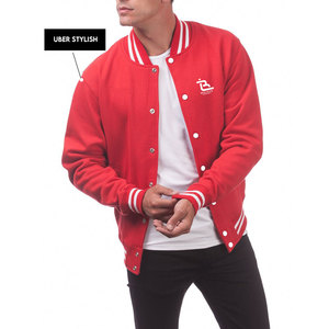Chaqueta Varsity de Invierno para Hombre con Aislamiento Grueso y Estilo Deportivo - Product Image 1