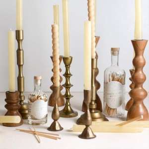 Bougeoir en laiton fait à la main avec des œuvres d'art complexes adaptées à la décoration vintage intérieurs traditionnels et ambiance spirituelle - Product Image 2