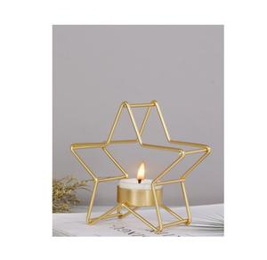 Juego de Portavelas de Metal Estilo Boho Chic con Tallado Detallado, Perfecto para Centro de Mesa, Sala de Estar, Dormitorio o Eventos - Product Image 2