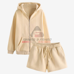 Nueva llegada sudaderas con capucha para hombre conjunto corto 100% algodón estilo único transpirable gran oferta para invierno 2025 - Product Image 1