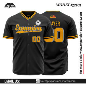 Ensemble de maillot de baseball avec logo personnalisé pour hommes Vêtements de sport bleus à bas prix Impression par sublimation pour softball - Product Image 2