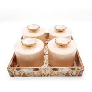 ชุดโหลผลไม้แห้งทำจากเรซิ่น4ชิ้นมีดีไซน์และวัสดุพิเศษในราคาที่ดีมาก - Product Image 4